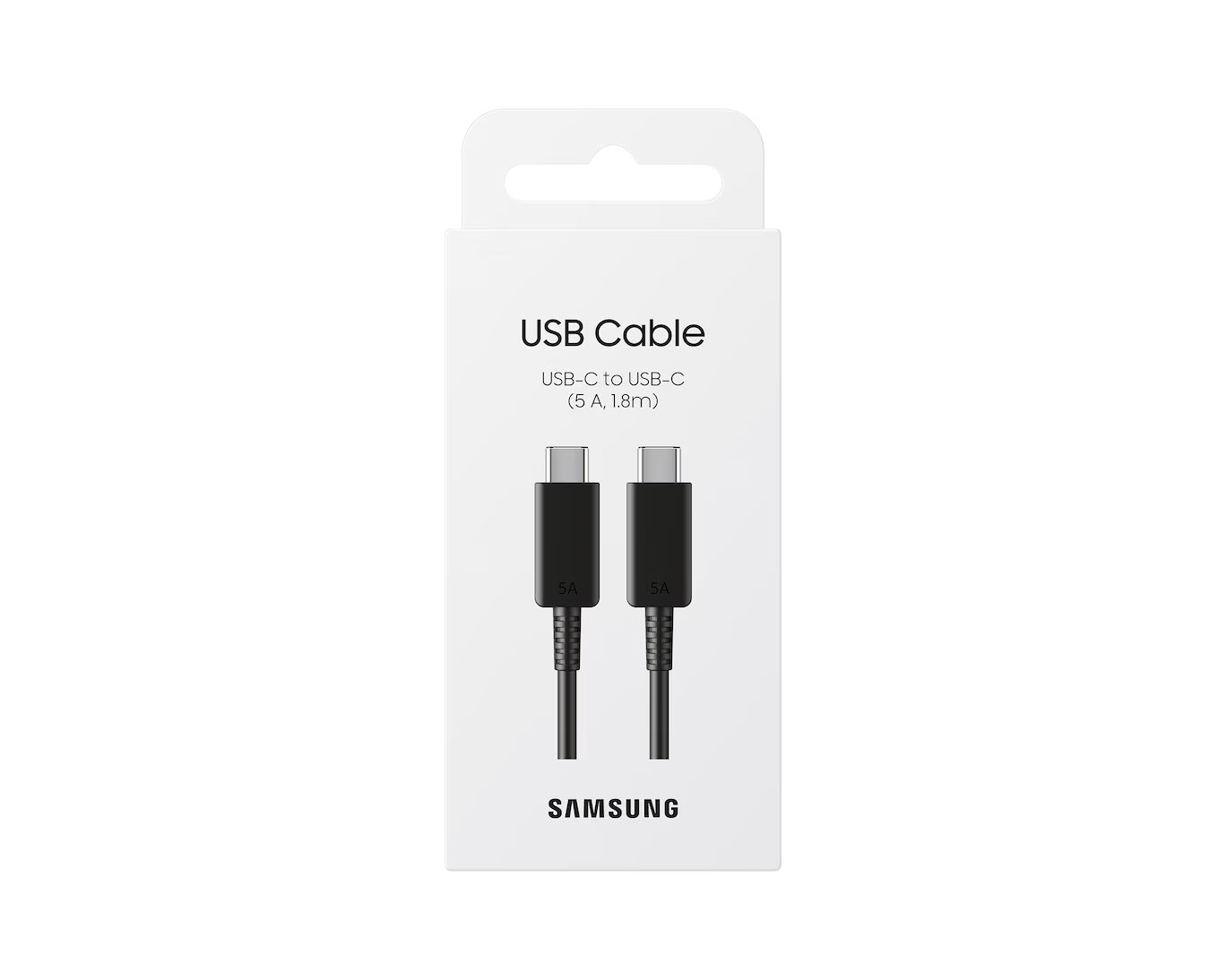 Samsung Type-C to Type-C Cable 5A 1.8m – Super Fast Charging & High-Speed Data Transfer Cable