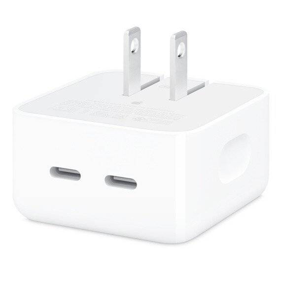 Apple 35W Dual USB-C Port Compact Power Adapter Price in Pakistan – PD Fast Charger for iPhone, iPad, Samsung & USB-C Devices