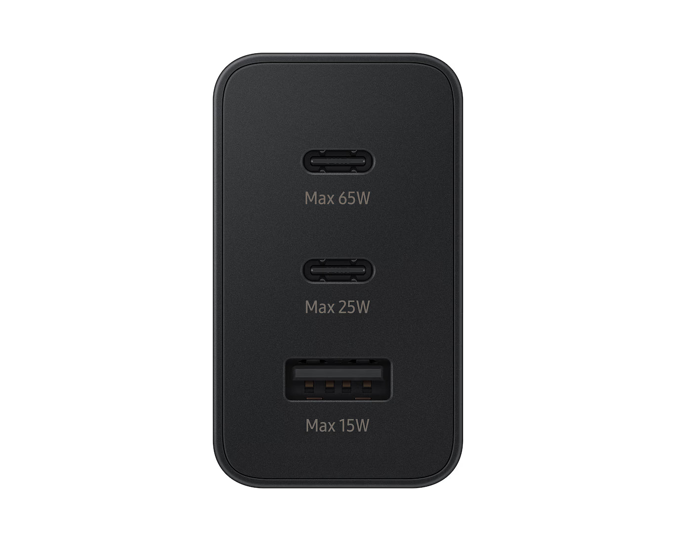 Samsung 65W Power Adapter Trio Original – 3 Port Super Fast Charger (USB-C x2 + USB-A)