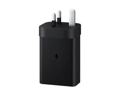 Samsung 65W Power Adapter Trio Original – 3 Port Super Fast Charger (USB-C x2 + USB-A)
